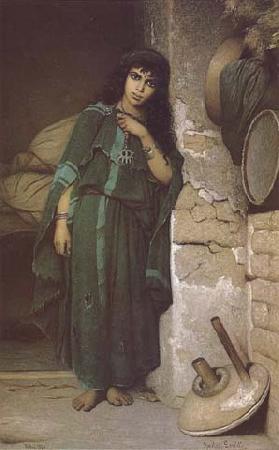 Charles Landelle Jeune fille arabe de Tougourth (mk32) Sweden oil painting art